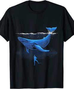 Ocean Animal Killer Whale Orca Scuba Diving T-Shirt