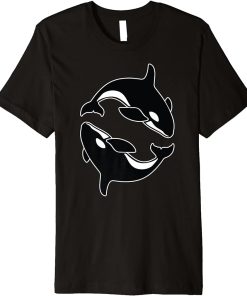 Orca Whale Design Premium T-Shirt