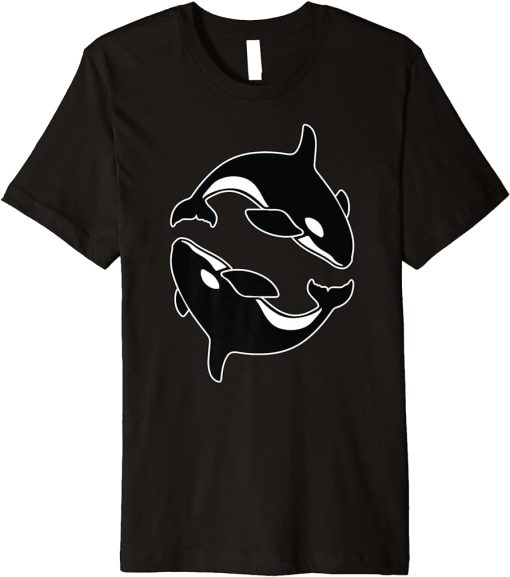 Orca Whale Design Premium T-Shirt