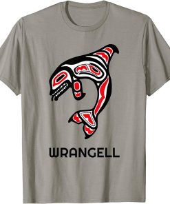 Wrangell, Alaska Native American Indian Orca Killer Whales T-Shirt